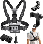 Adjustable Mobile Phone Chest Strap Harness Mount, Compatible by Ogetok