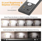 Gritin 14.7inch Under Cabinet Lighting Rechargeable 2 Pack- 3 Color Temps&5 - Image 5