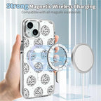 Case for iPhone 15, Disco Ball Grayish White Phone Case Design，for Women Girls - Image 4