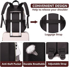 bagswan Laptop Backpack for Women/Men, Fits 15.6 Inch Laptop Bag, Fashion - Image 5