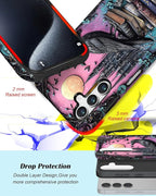 Compatible for Samsung Galaxy A57 5G Case, Dual Layer Heavy Duty 2 in 1 - Image 3