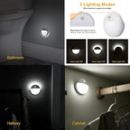 YUNLEX 2 Pack Battery Night Light, Toilet Lights, 2.6" Small Motion Senor Light - Image 4