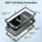 Mitywah Waterproof Case for iPhone 17 Pro Max, Rugged Metal Case - Image 5