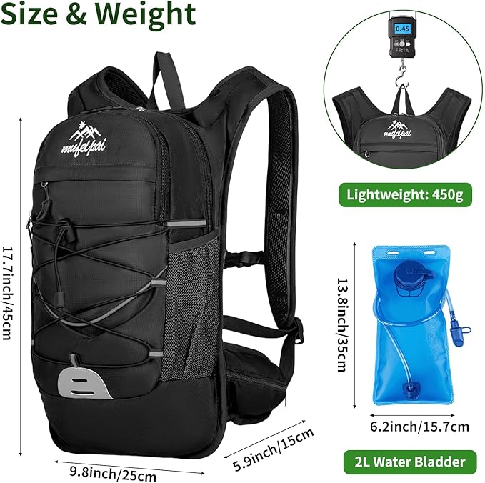 Hiking Backpack for Women & Men, Hydration Backpack - Image 2