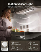 EZVALO 6-Pack Under Cabinet Lighting, 2000mAh Rechargeable Wireless Motion - Image 2