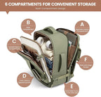 LOVEVOOK Travel Backpack for Women, 40L Carry On Backpack - Image 4