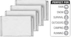 Swiss Safe Emergency Mylar Thermal Blankets + Bonus Space Blanket - Image 3