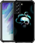 for Samsung Galaxy S21 Case, Skeleton Winding Snake Pattern Graphic Design Girl by FKBRCL4U