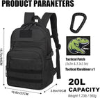 Kids Tactical Backpack Army Molle Bookbag Military Boys Backpack - Image 2
