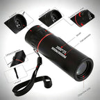 Mini Monocular Telescope with Phone Adapter, 25X Magnification Portable Single - Image 5