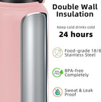 Fanhaw 40 oz Insulated Stainless Steel Water Bottle - Image 3