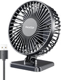 Gaiatop USB Desk Fan, Small But Powerful, Personal Portable Quiet 3 Speeds by GAIATOP