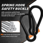 120PCS M6 Heavy Duty Carabiner Clip, 2.36Inch Snap Hook Quick Link Small - Image 3