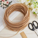 GORGECRAFT 30m*5mm Rattan Weaving Wicker Outdoor Light Gray Synthetic Rattan - Image 3