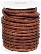 GENIQUE Real/Genuine Round Leather String Cord - Image 3
