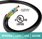 2 Way Power Cord Splitter Cable 10 Ft-3 Prong 1 to 2 Extension Cord-Outlet - Image 7
