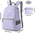 G4Free 20L Lightweight Packable Backpack Travel Hiking Daypack Foldable Backpack - Image 7