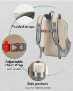 WATERFLY 12L Small Hiking Backpack: Day Pack Lightweight Travel Bag Camping - Image 4