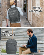 ECOHUB Travel Backpack for Men, Laptop Carry on Backpack - Image 9