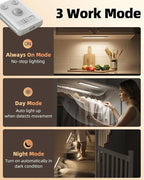 EZVALO Under Cabinet Lighting, 3500mAh Rechargeable Motion Sensor Light Indoor - Image 6