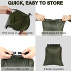 Dry Bags Waterproof Set, 5 Packs Ultralight Waterproof Bags Small Stuff Sack - Image 7