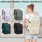 WONHOX Large Travel Backpack Carry on Flight Approved Laptop Work Business - Image 9