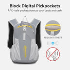 16L Small Hiking Backpack, CROSSGEAR Lightweight Waterproof Foldable Backpack - Image 5