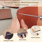 ZXIIXZ 3 Pcs Sewing Awl, Leather Scratch Hollow Hook Awl Tool Kit, Awl Tool - Image 5