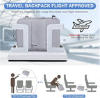 Grey Travel Backpack - Image 3