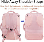 MATEIN Womens Travel Backpack, Extra Large Carryon Backpack Fits Overhead Bin - Image 4