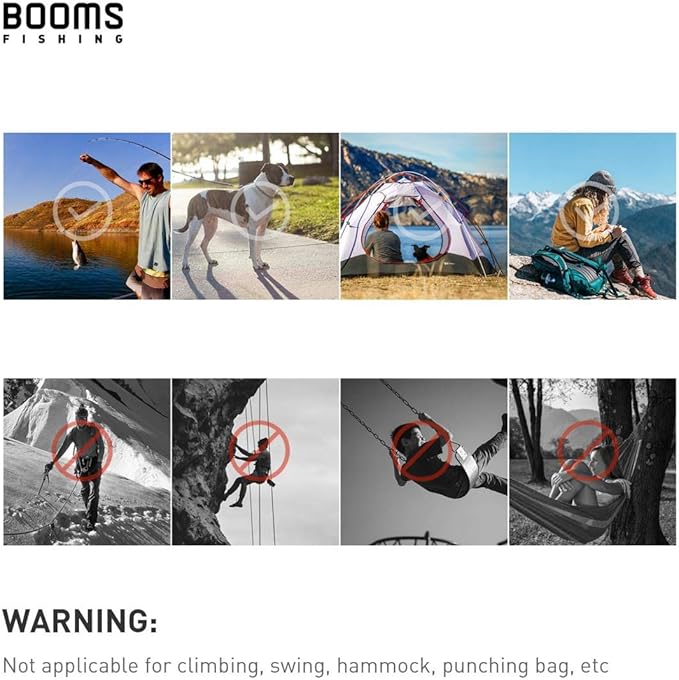 Booms Fishing CC1 Multi-Use Carabiner Clip, 6 Pack Small Caribeener Clips - Image 8