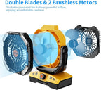WESTTREE Camping Fan 20000mAh Rechargeable Battery Operated fan Outdoor Tent Fan - Image 2