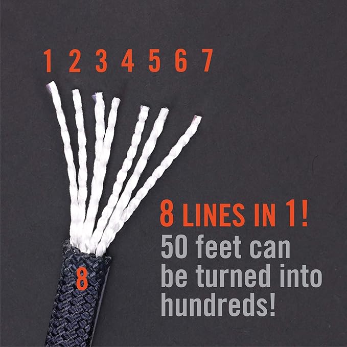 Atwood Rope MFG Color Changing 550 Paracord 100 Feet 7-Strand Core Nylon - Image 3