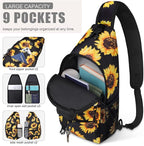 Pritent Crossbody Bags for Women Men Trendy Sling Bag Backpack Casual Chest Bag - Image 3