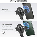 FANAUE Cell Phone Tripod Mount, Magnetic Aluminum Smartphone Stand Adapter - Image 3