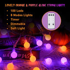 JMEXSUSS 100 LED Globe String Lights Indoor Plug in - Image 5