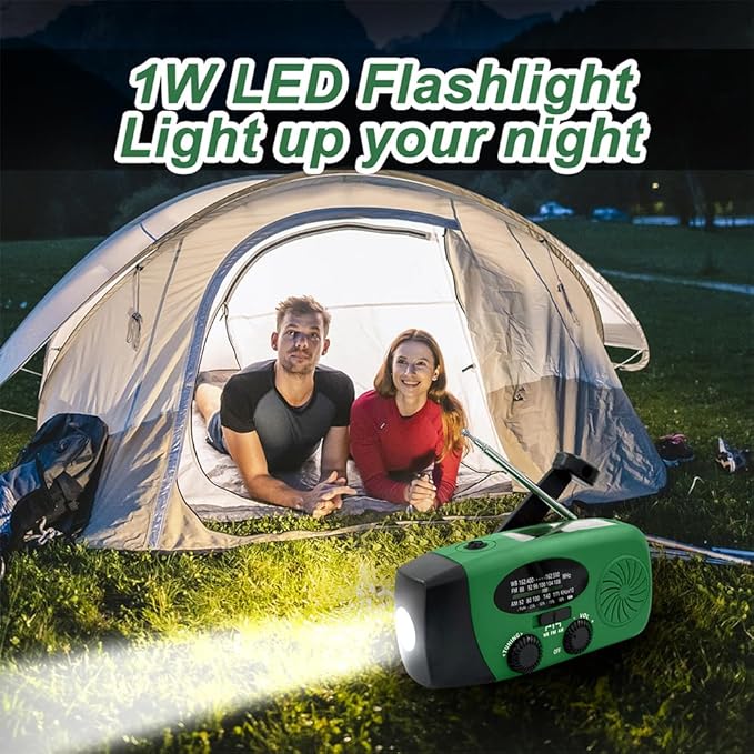 2000mAh/7400mWh Emergency Weather Radio - Image 4