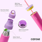 CAROTE 19 oz One-Click Open Insulated Water Bottle & 21 oz Tumblers - Image 5