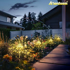 Anordsem Solar Fireworks Lights Outdoor: 4 Bendable Copper Wire 120 LEDs String - Image 7