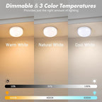 4-Pack Rechargeable Shower Light No Wiring, 15 RGBW Color Changeable Waterproof - Image 4