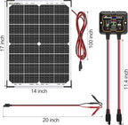 SOLPERK 30W Solar Battery Charger Solar Battery Maintainer + Upgrade 10A MPPT - Image 7