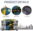 ANNA QUEEN Moonlit Field Luggage Cover, Dreamy Night Landscape Suitcase - Image 3
