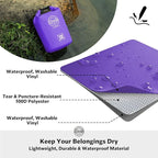 STOVER 5/10/25/30/40/55L Waterproof Dry Bag- Roll-Top Backpack w/Phone Case- - Image 2