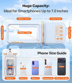TORRAS IP68 Waterproof Phone Pouch Double Space, Floating Waterproof Phone Case - Image 7