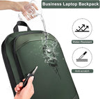 Business Backpack 17 Inch Slim Expandable Waterproof Travel Laptop Backpacks - Image 6