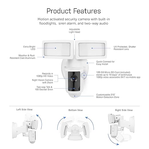 Feit Electric SEC3000/CAM/WIFI Outdoor LED Smart Security Camera - Image 6