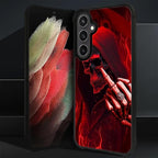 for Samsung Galaxy S23 FE Case, Gestures Funny Skull Pattern Graphic Design - Image 3