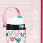 24 oz Valentine's Day Water Bottle: Meoky Stainless Steel Water Bottle - Image 4
