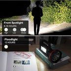 Rechargeable Spotlight Flashlight, High Lumens Handheld Spotlight, LED - Image 3