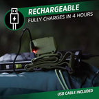 Energizer PRO-400 Headlamp Rechargeable, IPX4 Water Resistant Rechargeable - Image 5